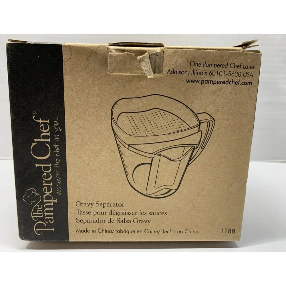 Pampered Chef Gravy Separator #1188 NEW